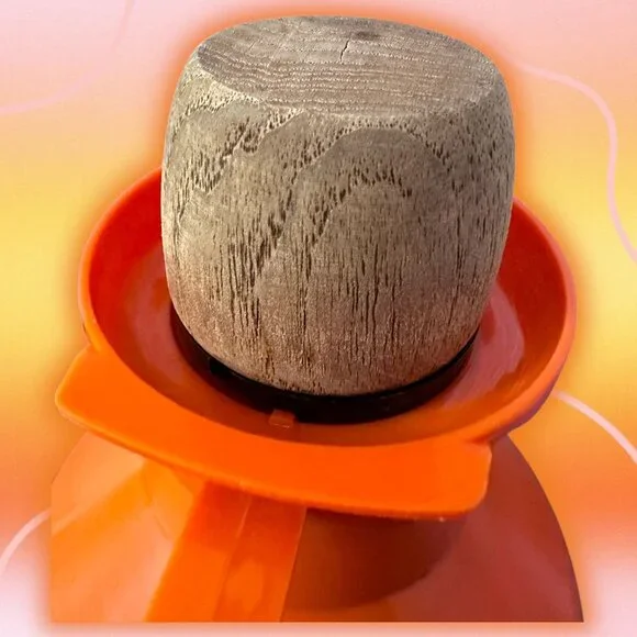 Vintage MCM Orange Black Teak Handle & Stopper G. Rosendahl Swedish Thermos - Picture 16 of 16